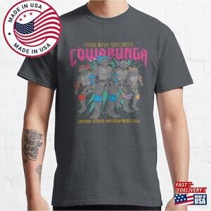 Teenage Mutant Ninja Turtles Cowabunga Group Classic T-Shirt